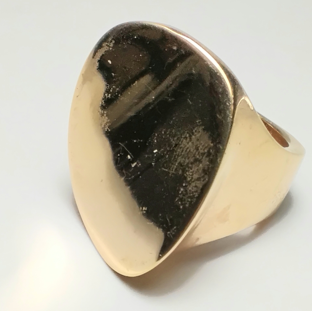 Bronze Italy Ring Sz 8-1/2